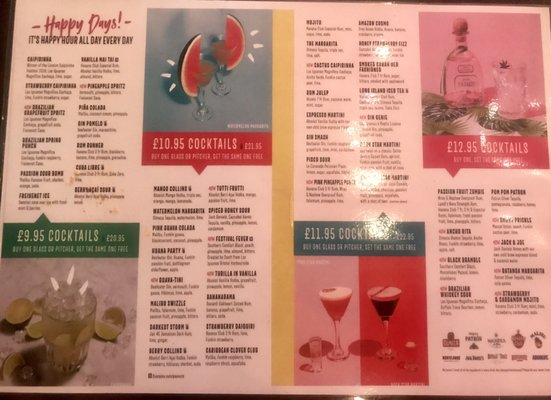 Menu photo 1 Las Iguanas - Milton Keynes Milton Keynes, MIK