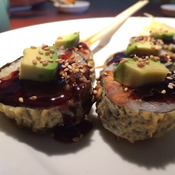 Sushigo - Salmon crunch roll - Sushi Bars Near Me - Boca Raton, Florida Sushigo - Salmon crunch roll - Sushi Bars Near Me - Boca Raton, Florida