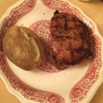 The Hitching Post 2 - Prime Rib Eye with baked potato - Steakhouses Near Me - Buellton, California The Hitching Post 2 - Prime Rib Eye with baked potato - Steakhouses Near Me - Buellton, California