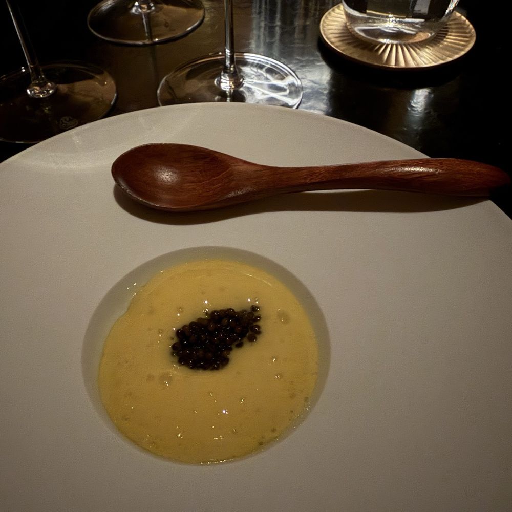 Saga - Potato salad & kristal caviar - New American Near Me - New York, New York Saga - Potato salad & kristal caviar - New American Near Me - New York, New York