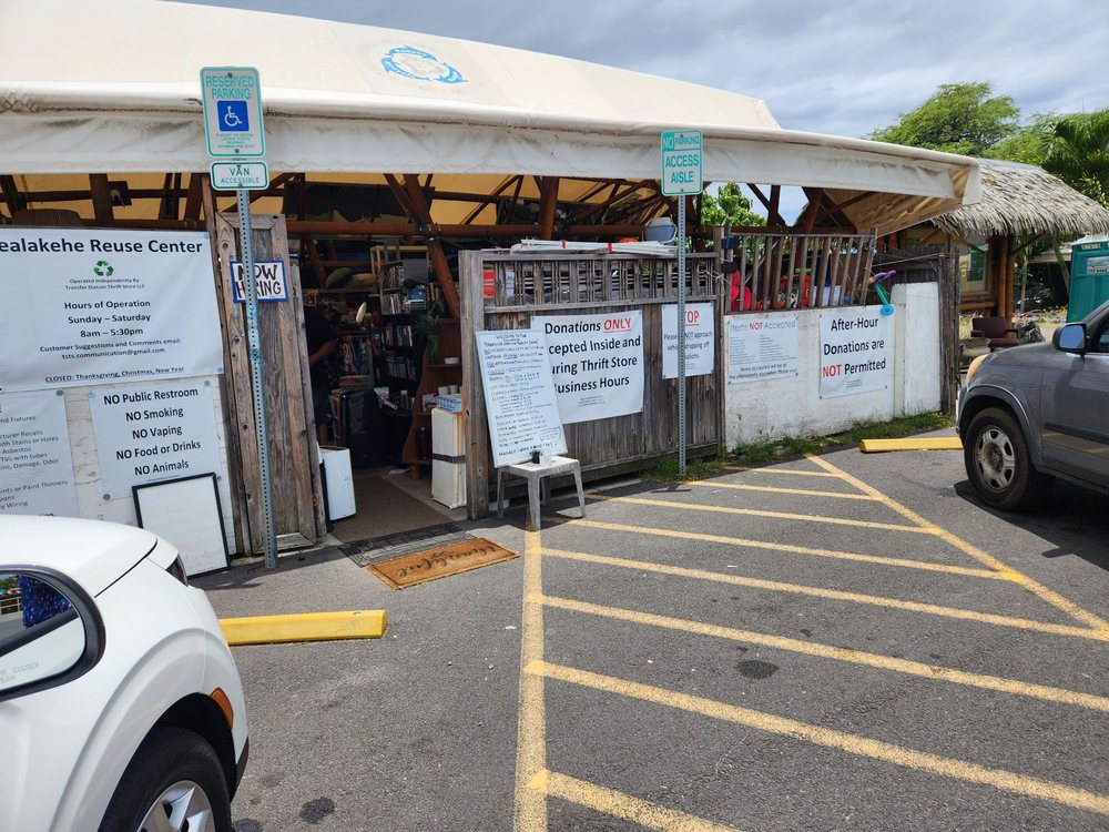TRANSFER STATION THRIFT STORE KEALAKEHE Updated October 2024 74625 Hale Maka'i Pl, Kailua