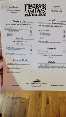 Menu photo 2 Flat Rock Village Bakery Flat Rock, NC Menu photo 2 Flat Rock Village Bakery Flat Rock, NC