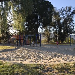 Chase Park - The playground was scrubbed of graffiti so it is pretty clean right now. A few kids were playing.