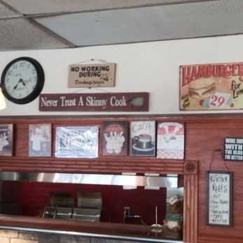 Christy's Restaurant - Loved the sign " Never Trust A Skinny Cook" - Breakfast & Brunch Near Me - Torrington, Connecticut