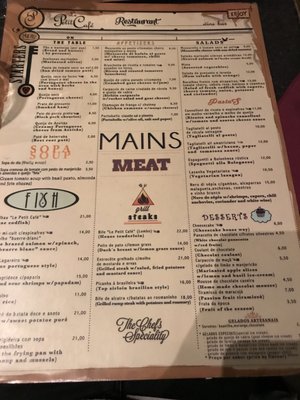 Menu photo 3 Le Petit Café Lisbon, 11 Menu photo 3 Le Petit Café Lisbon, 11