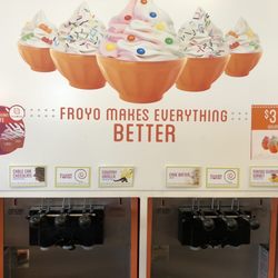Shell - Froyo at gas station! Choices choices choices!