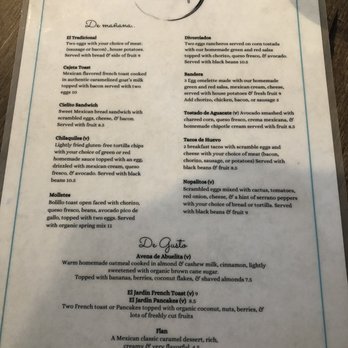 Cielito Cafe - Breakfast Menu - Breakfast & Brunch Near Me - Houston, Texas