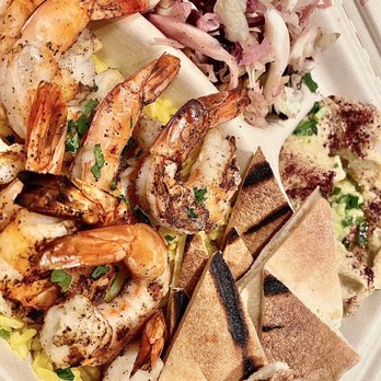 Cafe Benedict - Shrimp Kabob. Cooked perfectly and taste amazing ! - Breakfast & Brunch Near Me - Cotati, California Cafe Benedict - Shrimp Kabob. Cooked perfectly and taste amazing ! - Breakfast & Brunch Near Me - Cotati, California