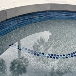 Pebbletec, new tile & new coping