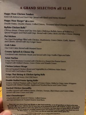 Menu photo 2 Grand Lux Cafe Las Vegas, NV