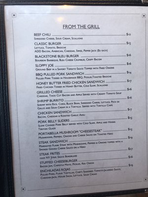 Menu photo 5 Blackstone Bar & Grill Bronx, NY