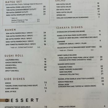 Katsuyama - Menu - Izakaya Near Me - Palm Desert, California Katsuyama - Menu - Izakaya Near Me - Palm Desert, California