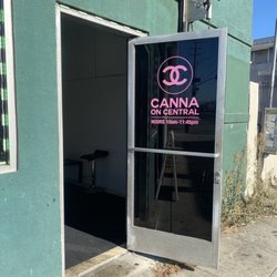 Canna on Central - Front entrance door to Canna on Central.