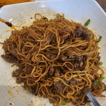 A Table Wayne's Kitchen - Beef noodles in chili oil - Asian Fusion Near Me - Manteca, California A Table Wayne's Kitchen - Beef noodles in chili oil - Asian Fusion Near Me - Manteca, California