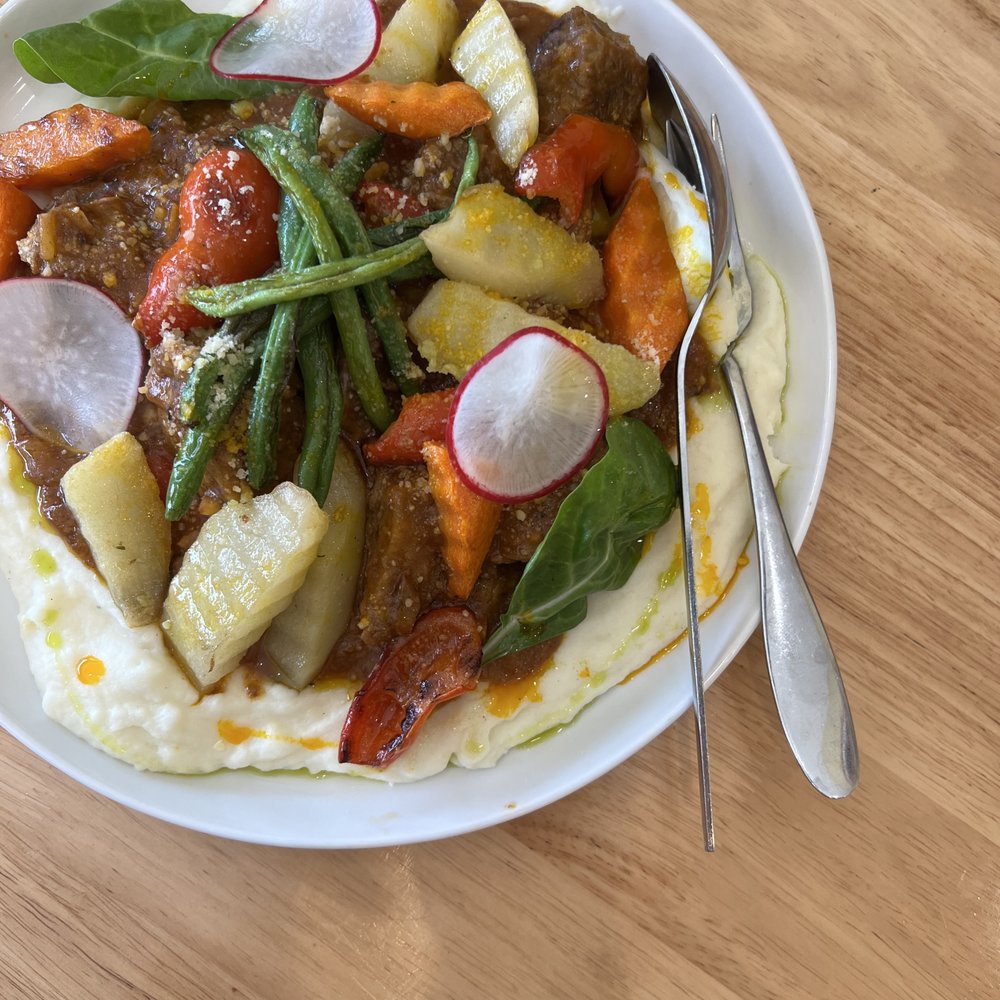 Inda + Mely - Kadaretang baka with bleu cheese - Filipino Near Me - San Bruno, California