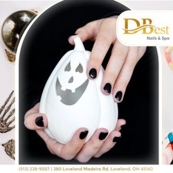 D Best Nails & Spa - New nails, embracing the season with a touch of Halloween spirit!
