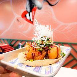 The Dream Tacos - Tempura tofu and avocado