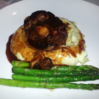 Parkway Grill - Grilled Filet Mignons, yukon gold "smoked" mashed potatoes, wild mushroom ragout, marsala-veal reduction - New American Near Me - Pasadena, California Parkway Grill - Grilled Filet Mignons, yukon gold "smoked" mashed potatoes, wild mushroom ragout, marsala-veal reduction - New American Near Me - Pasadena, California