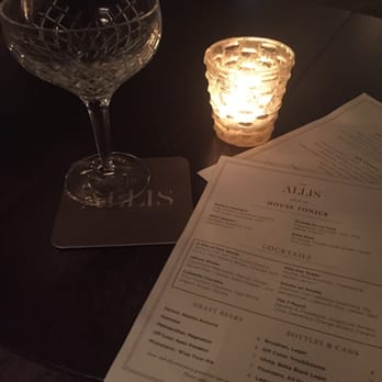 The Allis - Candlelit glass of prosecco! Yum! - Lounges Near Me - Chicago, Illinois