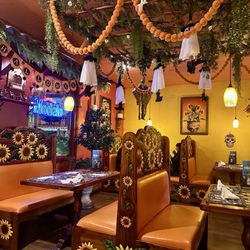 Festive interior decor