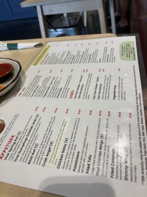 Menu photo 1 Sirin Thai 2 Greenville, SC Menu photo 1 Sirin Thai 2 Greenville, SC