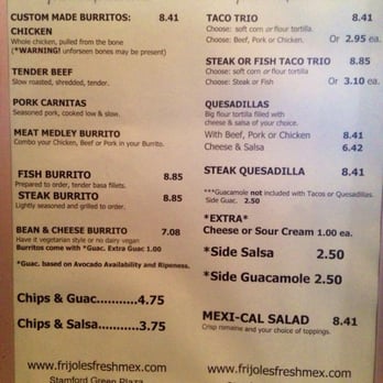 Frijoles! Fresh Mex Burritos - Mexican Near Me - Niagara Falls, Ontario Frijoles! Fresh Mex Burritos - Mexican Near Me - Niagara Falls, Ontario