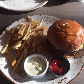 SOCO Kitchen + Bar - The SOCO burger w/ fries. White sauce was delicious. - Bars Near Me - Toronto, Ontario SOCO Kitchen + Bar - The SOCO burger w/ fries. White sauce was delicious. - Bars Near Me - Toronto, Ontario