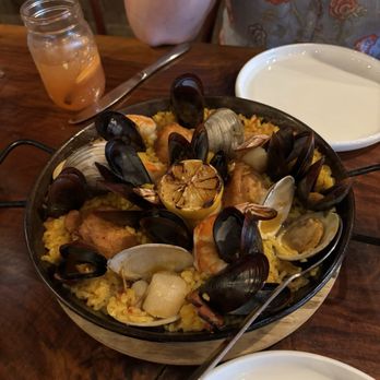 Olar Meu - Paella (seafood, chorizo, chicken). - Spanish Near Me - Nyack, New York Olar Meu - Paella (seafood, chorizo, chicken). - Spanish Near Me - Nyack, New York