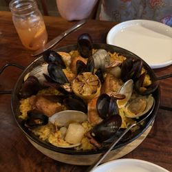 Olar Meu - Paella (seafood, chorizo, chicken).
