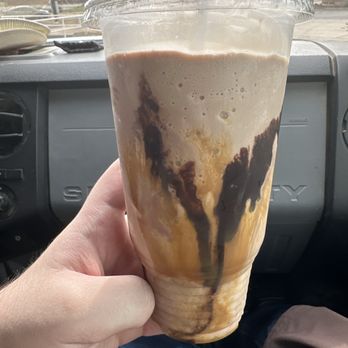 Fox Coffee - German chocolate cake frappe - Coffee & Tea Near Me - Abilene, Texas