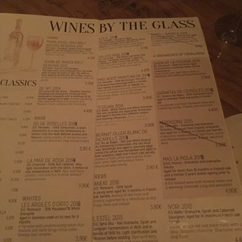 Disset 17 Graus - Wine menu - Wine Bars Near Me - Barcelona, B