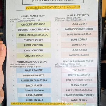 Naan Point - Lunch Specials Menu - Indian Near Me - San Bruno, California Naan Point - Lunch Specials Menu - Indian Near Me - San Bruno, California