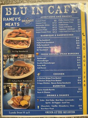 Menu photo 3 Blu in Cafe Borrego Springs, CA