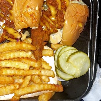 Dave's Hot Chicken - Dave's #2 Medium spice - Chicken Shop Near Me - Irvine, California Dave's Hot Chicken - Dave's #2 Medium spice - Chicken Shop Near Me - Irvine, California