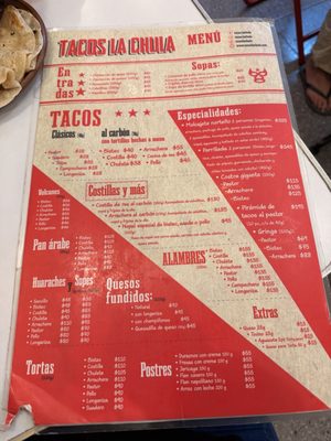 Menu photo 7 Tacos La Chula Roma México, D.F., DIF Menu photo 7 Tacos La Chula Roma México, D.F., DIF