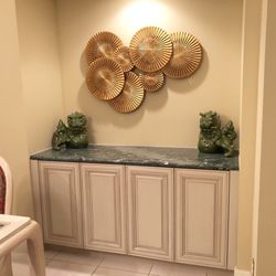 Real Stone & Granite - Green marble top