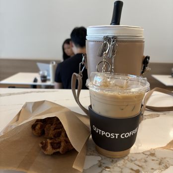 Outpost Coffee - Horchata latte, Churro Croffle - Coffee & Tea Near Me - Walnut, California Outpost Coffee - Horchata latte, Churro Croffle - Coffee & Tea Near Me - Walnut, California