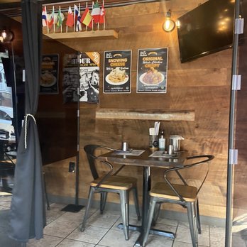 Pelicana Chicken - They have partitions and curtain for privacy. - Chicken Wings Near Me - Palisades Park, New Jersey Pelicana Chicken - They have partitions and curtain for privacy. - Chicken Wings Near Me - Palisades Park, New Jersey