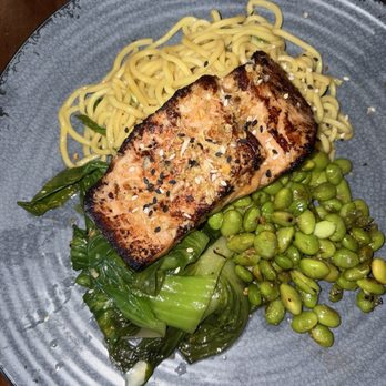 Traveler's Cart - Miso-Ginger Salmon - Cocktail Bars Near Me - Houston, Texas