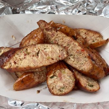 Burns Original BBQ - Chicken sausage links - Barbeque Near Me - Houston, Texas Burns Original BBQ - Chicken sausage links - Barbeque Near Me - Houston, Texas
