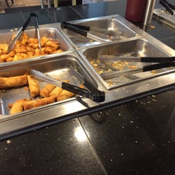 Canton Buffet and Mongolian BBQ Grill - Empty trays...