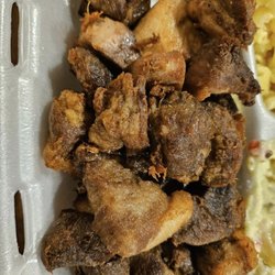 Bite Down BBQ - Griot: Haitian braised fried pork, highly recommended