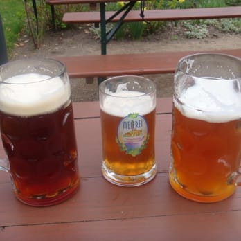 Meierei - Spezial on the left, Helles on the right. - German Near Me - Potsdam, BB