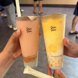 Tangy Fresh Peach Slush Coconut Mango Pomelo Tangy Fresh Peach Slush Coconut Mango Pomelo