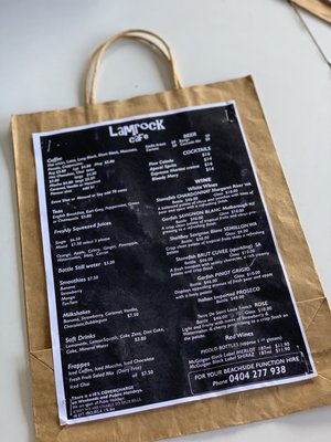 Menu photo 3 Lamrock cafe Sydney, NSW