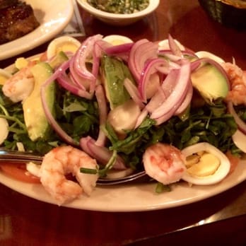La Fusta Restaurant - Avocado salad with shrimp - Argentine Near Me - Elmhurst, New York
