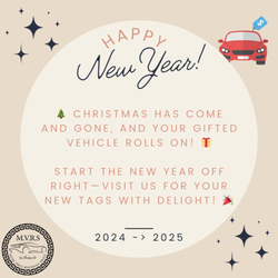 Master Vehicle Registration Services - Bring in the New Year with some New Tags, quick and easy with MVRS. Where you don't have to wait in a line at anytime!