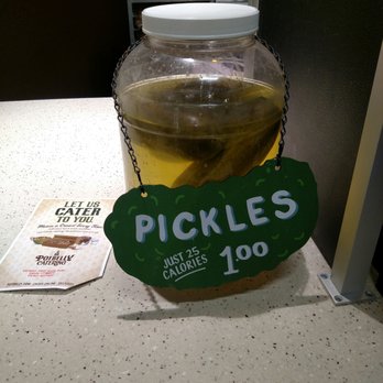 Potbelly - Pickles!!!! - Fast Food Near Me - Sandy, Utah