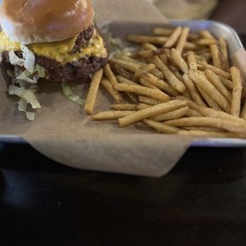 Buffalo Wild Wings - All-American Cheeseburger with fries - Sports Bars Near Me - Augusta, Georgia