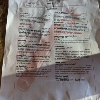 Alarmist Brewing & Taproom - Menu - Breweries Near Me - Chicago, Illinois